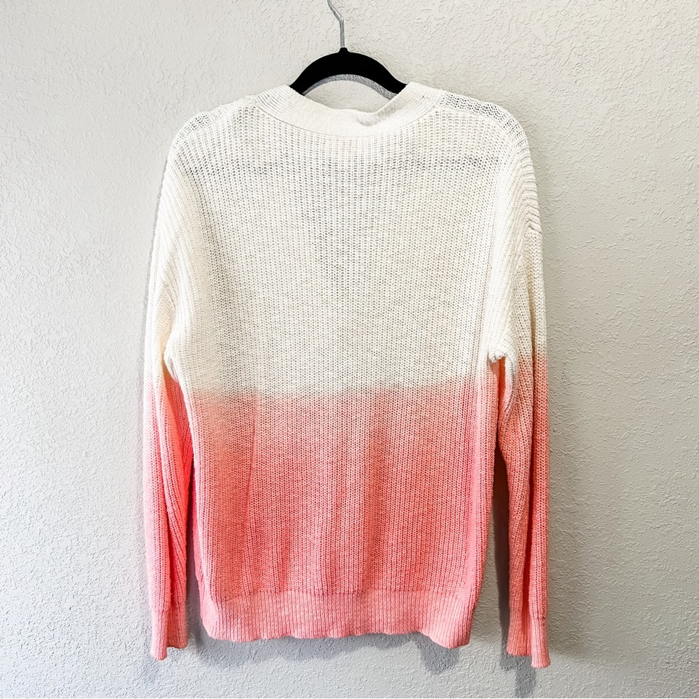 Pink Lily ombré button down sweater - Picture 2 of 2